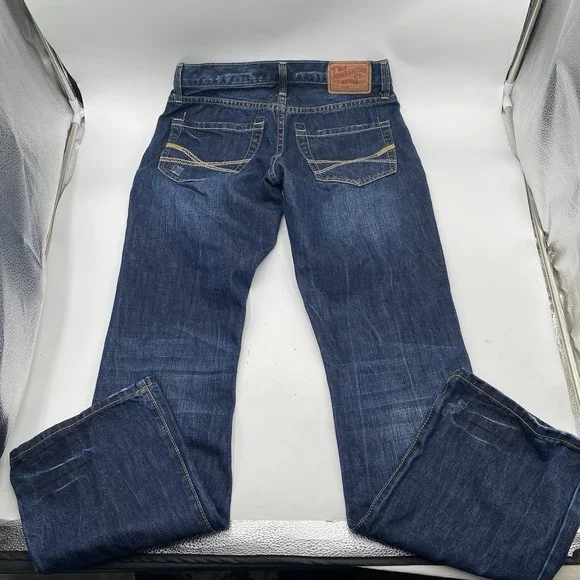 John B Stetson 1014 Rocker Fit Boot Leg Blue Jeans Mens 31x34 Western Cowboy - Picture 9 of 12